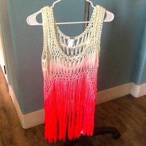 Coverup tank top